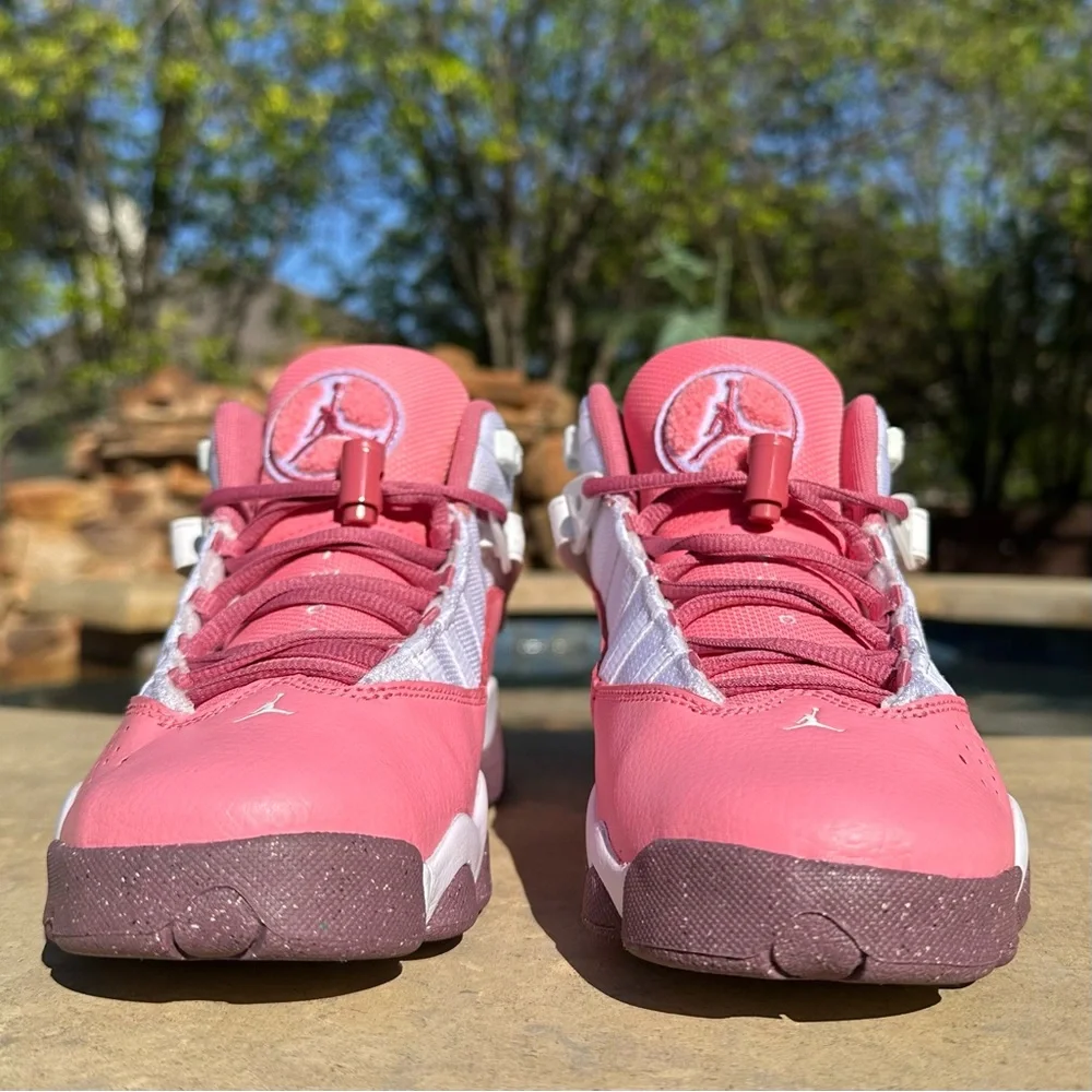 Jordan 6 Rings Coral Chalk White Desert Berry-Size 6.5Y, 8 Women’s - Picture 4 of 9